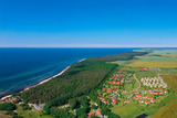 Ferienwohnung in Dranske - Feriendorf am Bakenberg 4 - Luftbild vom Feriendorf