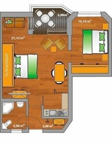 Ferienwohnung in Neustadt - ancora Marina Haus 1 Nr. 04, Typ 2 - Bild 3