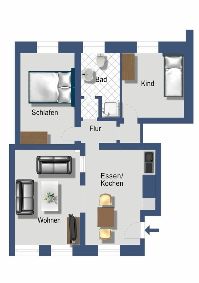 Ferienwohnung in Rabenkirchen-Faulück - Schleiblick App. 10 - Bild 10