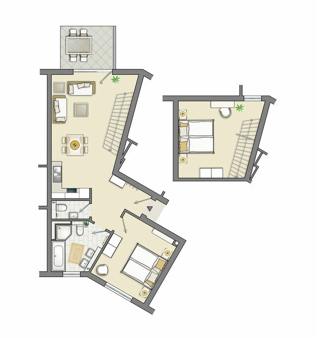 Ferienwohnung in Dierhagen - Garten-Maisonette-Ferienwohnung - Bild 7