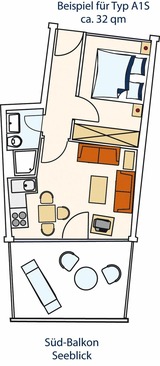 Ferienwohnung in Grömitz - STRANDIDYLL, 27 - Typ A1S - Bild 19 Ferienwohnung in Grömitz - STRANDIDYLL, 27 - Typ A1S - Bild 19