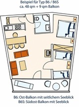 Ferienwohnung in Grömitz - STRANDIDYLL, 106 - Typ B6S - Bild 21 Ferienwohnung in Grömitz - STRANDIDYLL, 106 - Typ B6S - Bild 21