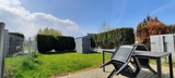 Ferienwohnung in Nisdorf - Am Bodden - Blick von der Terrasse in den eigenen Garten