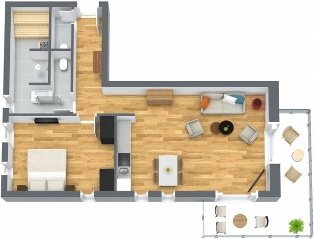 Ferienwohnung in Niendorf/Ostsee - 4Hafenzeiten - Ferienwohnung NIE 8 Albatros - Bild 14