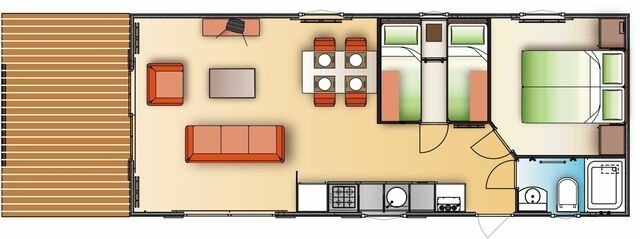 Ferienhaus in Schwedeneck - Haus 15 - Bild 7