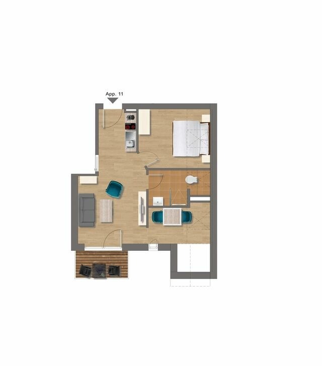 Ferienwohnung in K&uuml;hlungsborn - 10123- Villa Camenia, WE 11 - Bild 11