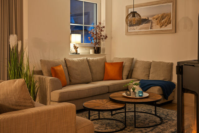 Ferienhaus in Dranske - Rügenzauber Reetdachhaus mit Sauna u. Kamin | Strandnähe | Garten - Bild 17