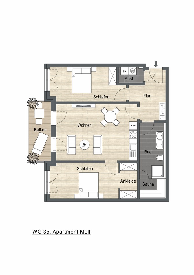 Ferienwohnung in Kühlungsborn - Ferienwohnung Molli - Riviera Kühlungsborn - Bild 15