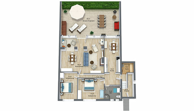 Ferienhaus in Heringsdorf - Johanna**** BRINKMANNHAUS 4-Sterne - strandnah viel Platz Sauna Terrasse Grill - Bild 2