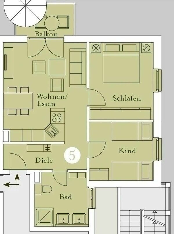 Ferienwohnung in Kühlungsborn - Villa Strandkuss, Wohnung Strandglück - Bild 13 Ferienwohnung in Kühlungsborn - Villa Strandkuss, Wohnung Strandglück - Bild 13