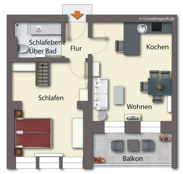 Ferienwohnung in Ahlbeck - (Brise) Villa Anna App. 03 - Bild 15