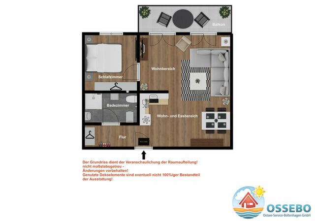 Ferienwohnung in Boltenhagen - Hanseresidenz II Whg. 09 - Bild 21