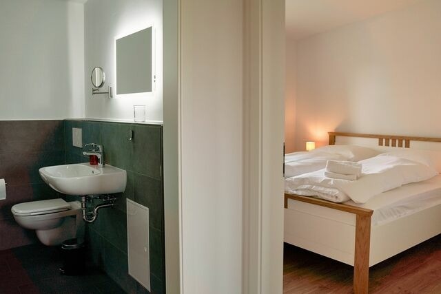 Ferienwohnung in Wismar - Hafen - Appartement Alter Holzhafen - ABC5 - Bild 12